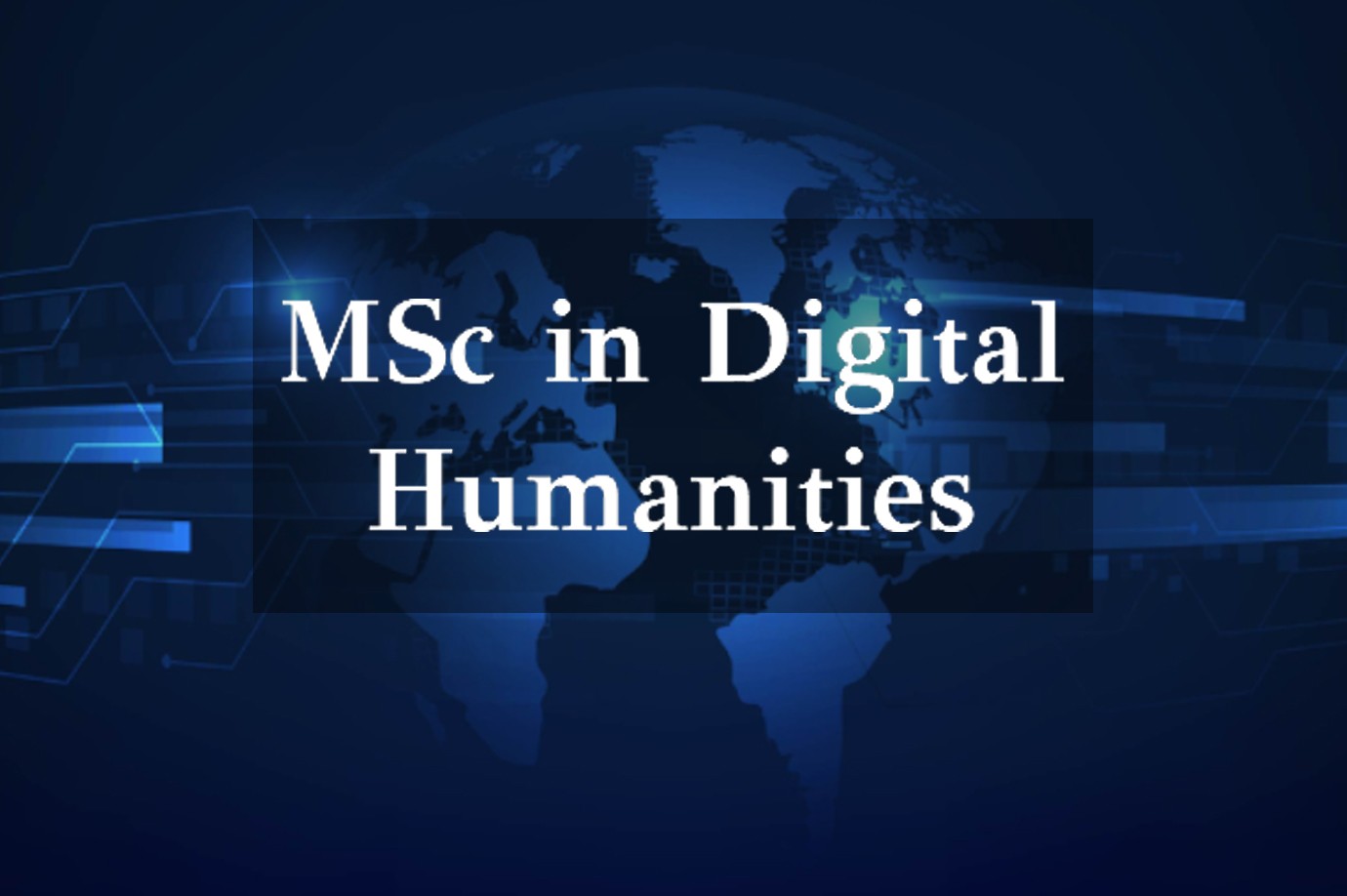 msc in Digital Humanities cover