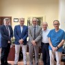 Meeting of the Chair and faculty members at the NKUA’s School of Medicine with the Head of the European Clinical Research Alliance for Infectious Diseases, Professor Μ. Βonten