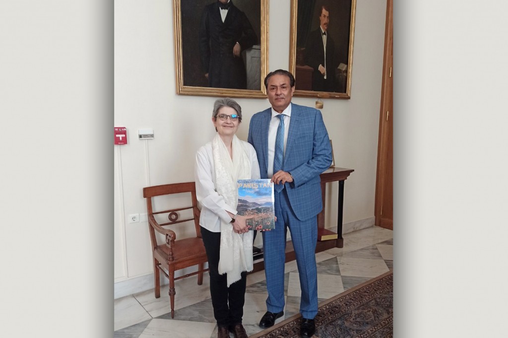 Visit to NKUA by the Ambassador of Pakistan