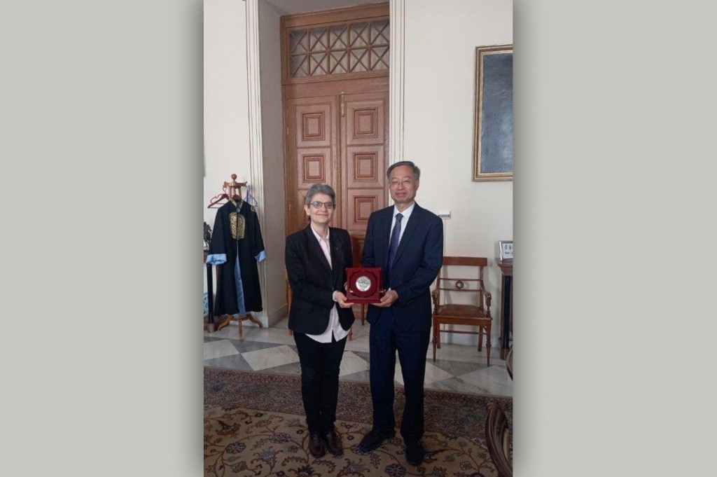 A visit to NKUA by a delegation from Liaoning University