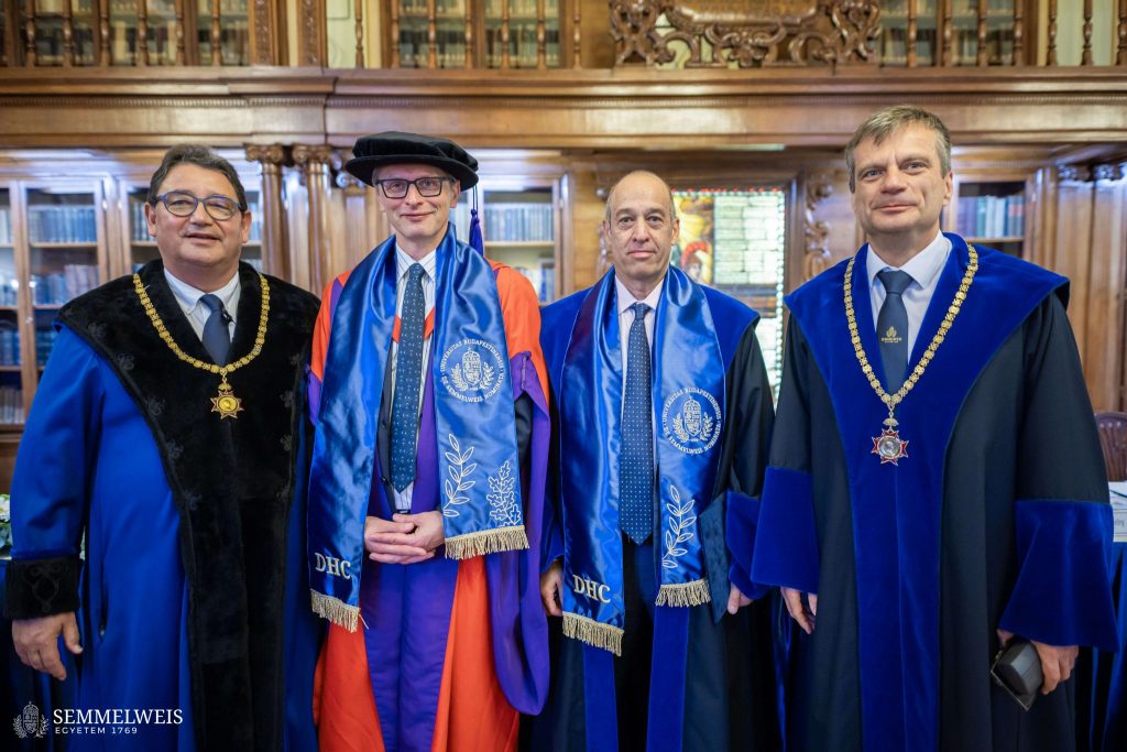Andreas Papapetropoulos, Professor of Pharmacology and Chair of the Department of Pharmacy, Receives the Title of Doctor Honoris Causa from Semmelweis University