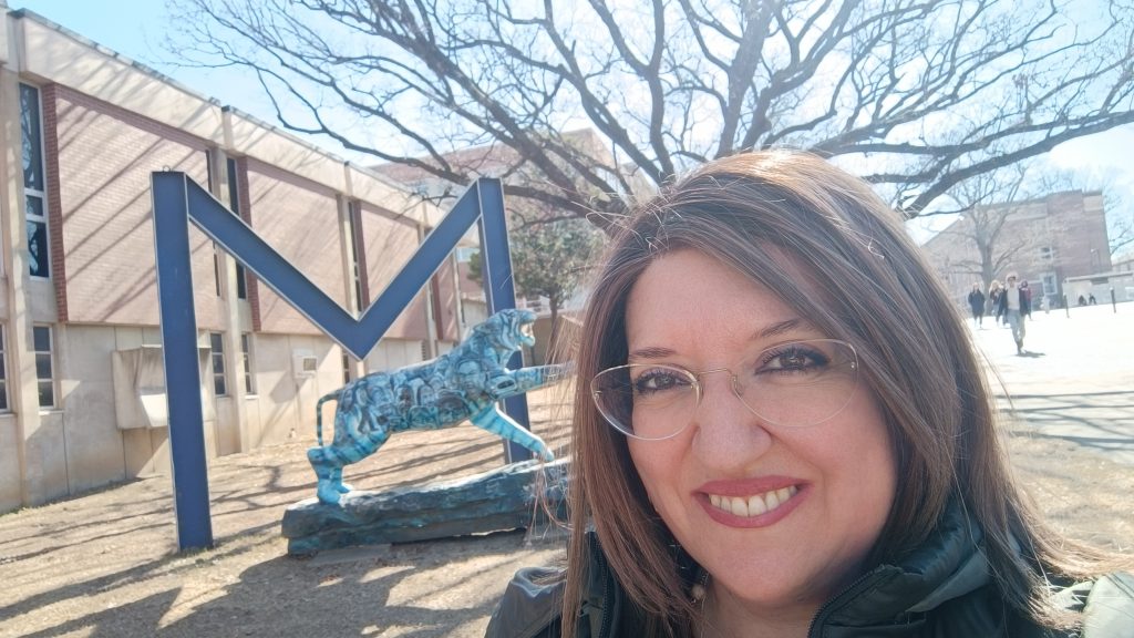 Professor Patrina Paraskevopoulou, Fulbright Visiting Scholar 2025–2026 at The University of Memphis, TN, USA