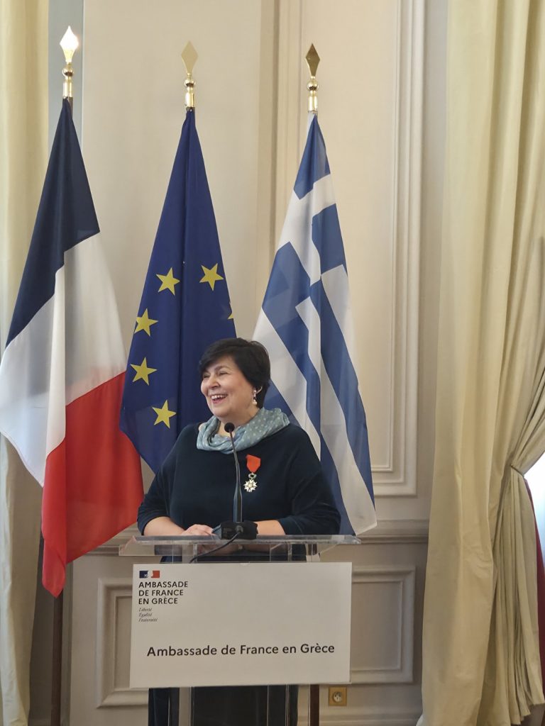 Award of the Chevalier de la Légion d’honneur to Law School of Athens Professor Maria Gavouneli