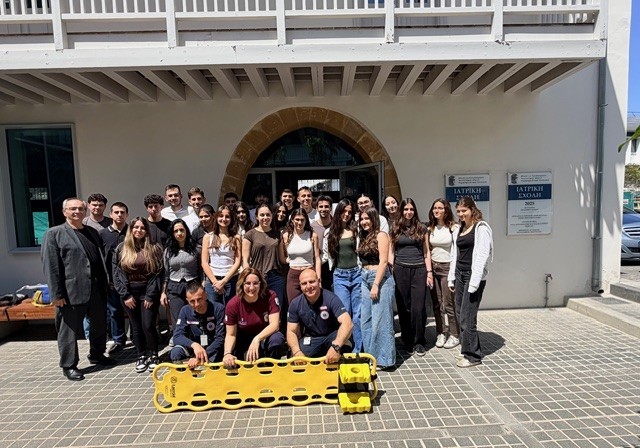 Medical Students at the Cyprus Branch Undertake First Phase of Pre-hospital Emergency Management Training