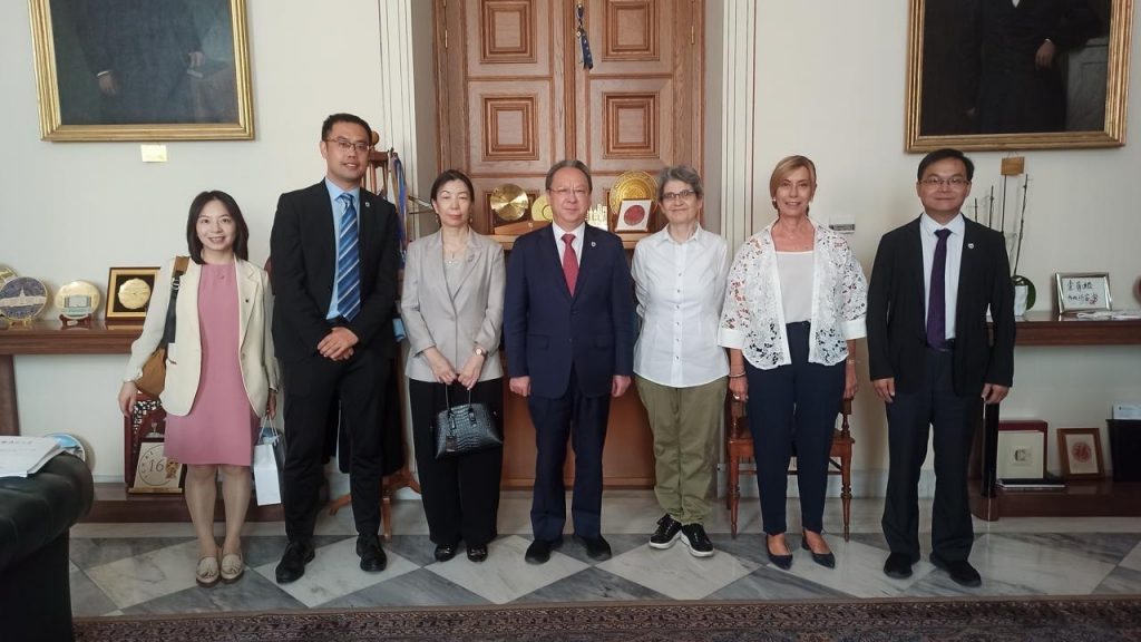 Nanjing University Delegation Visits the University of Athens