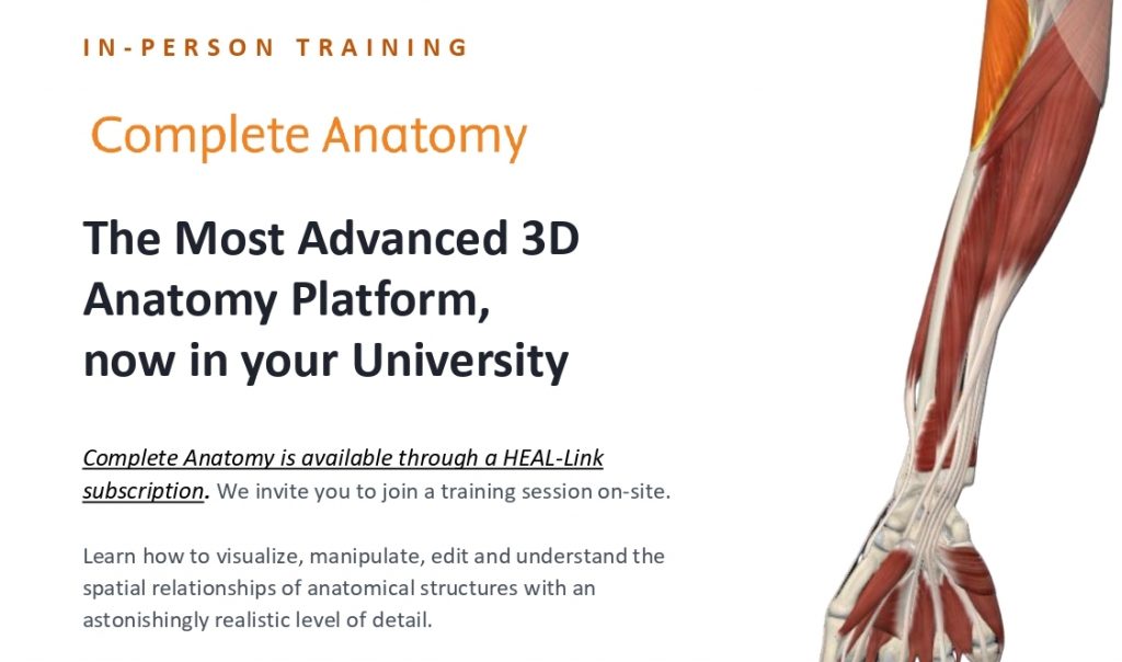 Complete Anatomy Training Session [October 7, 2026]