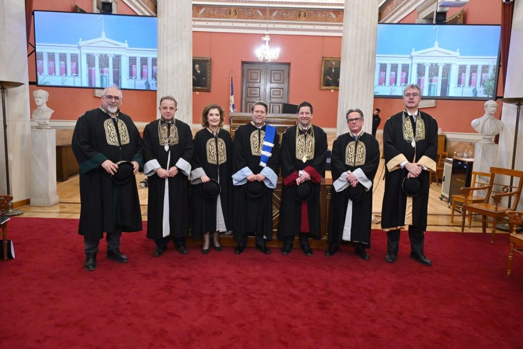 Πραγματοποιήθηκε η τελετή αναγόρευσης του καθηγητή Σέιν Ρ. Τζίμερσον σε Επίτιμο Διδάκτορα του Τμήματος Ψυχολογίας της Φιλοσοφικής Σχολής του Πανεπιστημίου Αθηνών