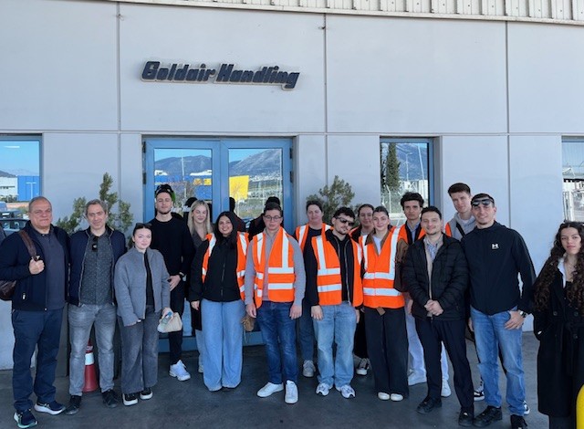 Εκπαιδευτική Επίσκεψη του Τμήματος Διαχείρισης Λιμένων και Ναυτιλίας του ΕΚΠΑ  στη Goldair Cargo – Global Transport and Logistic Services