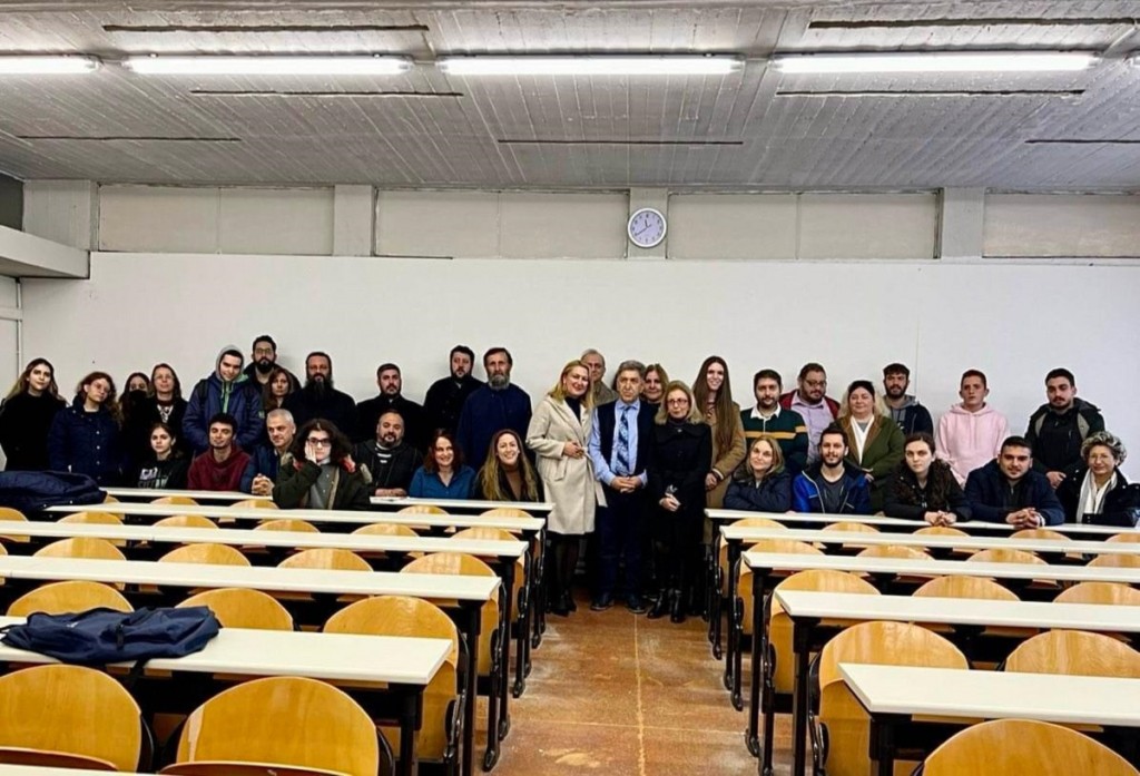Διάλεξη του κ. Ἐμμανουήλ Μελινοῦ στο πλαίσιο μαθήματος της Αναπληρώτριας Καθηγήτριας του ΕΚΠΑ κ. Έλενας Γιαννακοπούλου