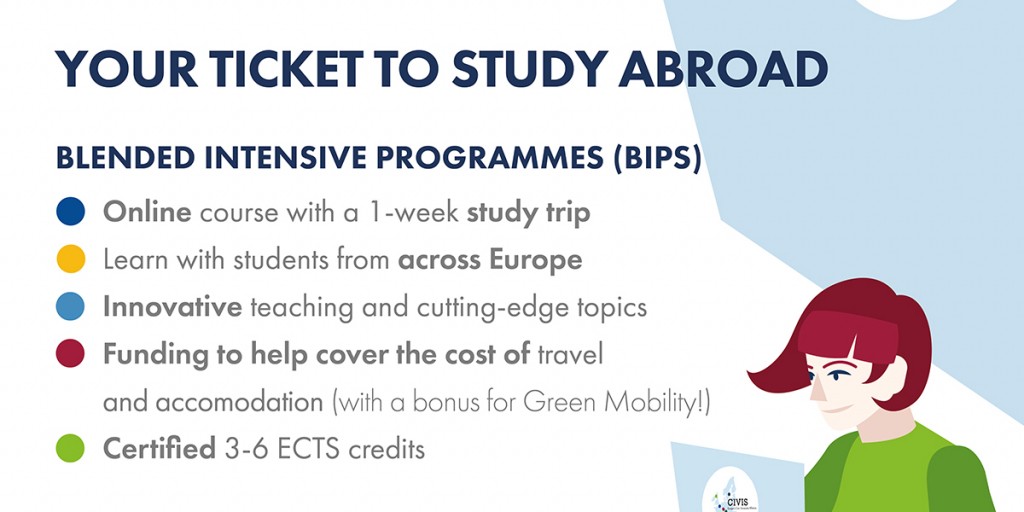 Nέα προθεσμία υποβολής αιτήσεων-BIPs Programs- Ευκαιρίες συμμετοχής των φοιτητών στις εκπαιδευτικές δράσεις του CIVIS