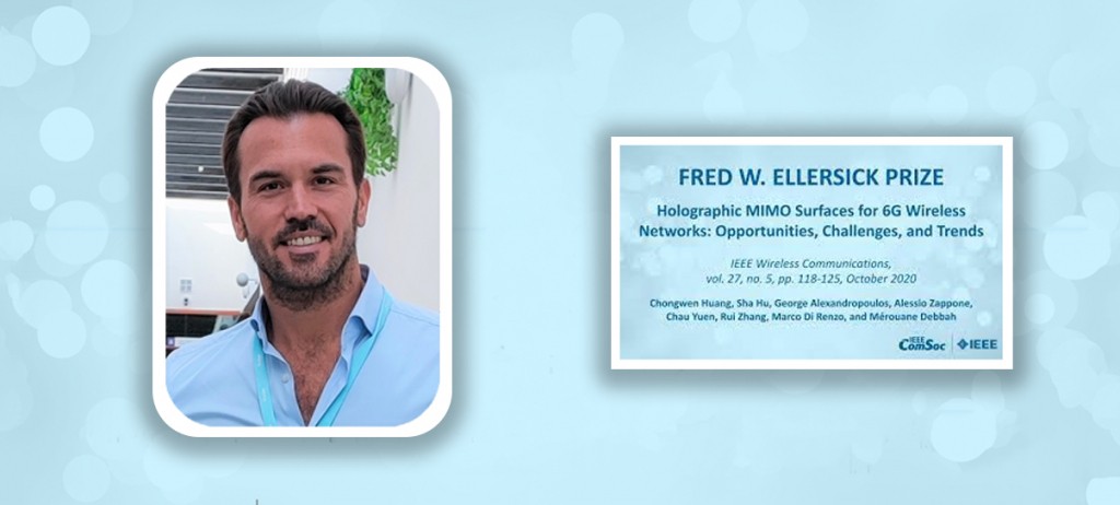 Το IEEE Communications Society Fred Ellersick Prize 2023 στον Επίκ. Καθηγητή του ΕΚΠΑ κ. Γεώργιο Αλεξανδρόπουλο