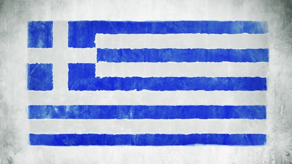 Illustration And Painting Of The National Flag Of Greece