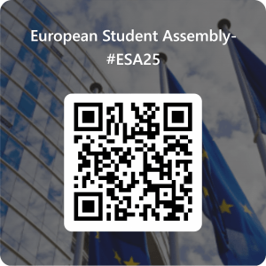 QRCode for European Student Assembly #ESA25