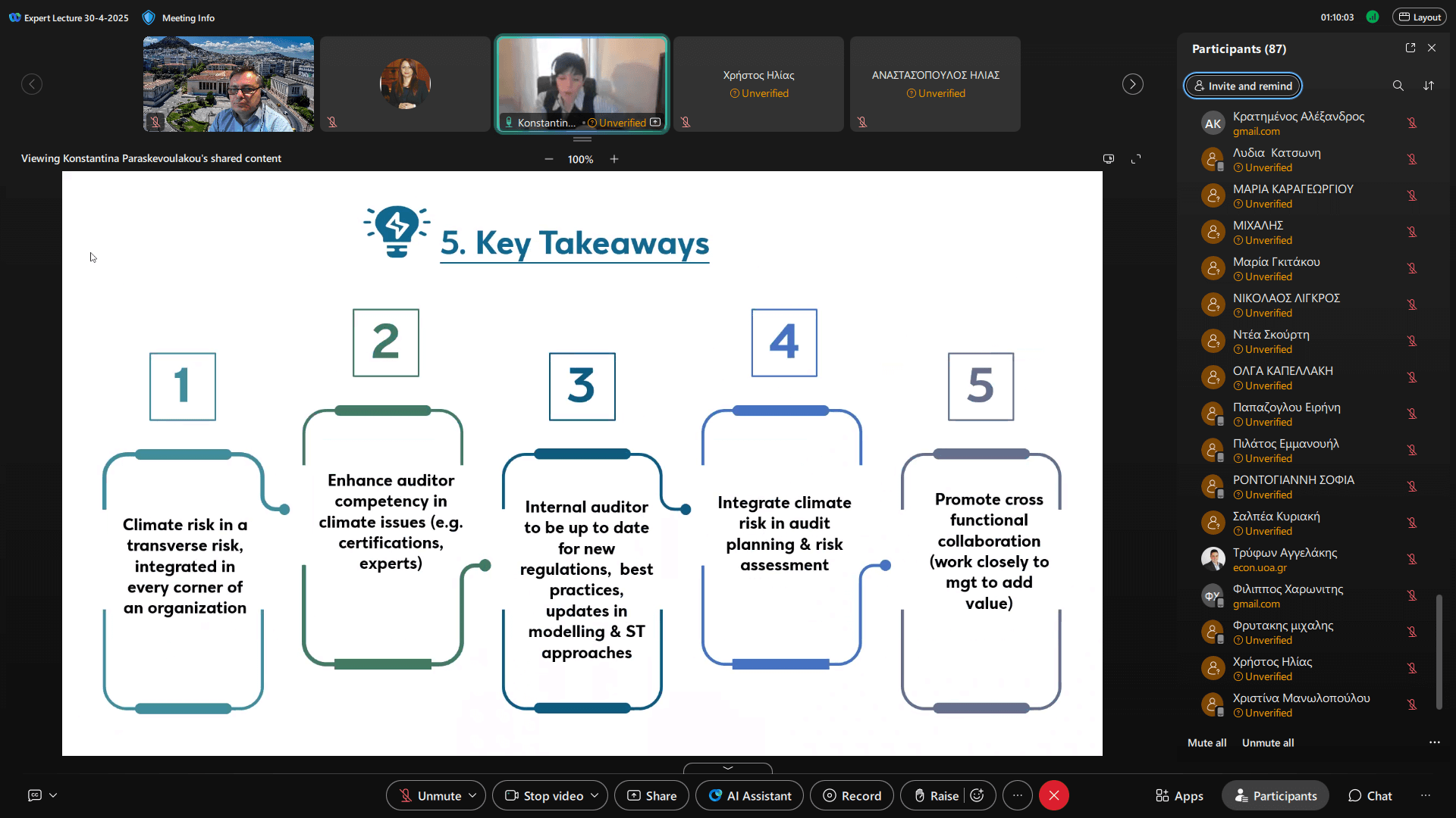 business series climate change in internal audit1