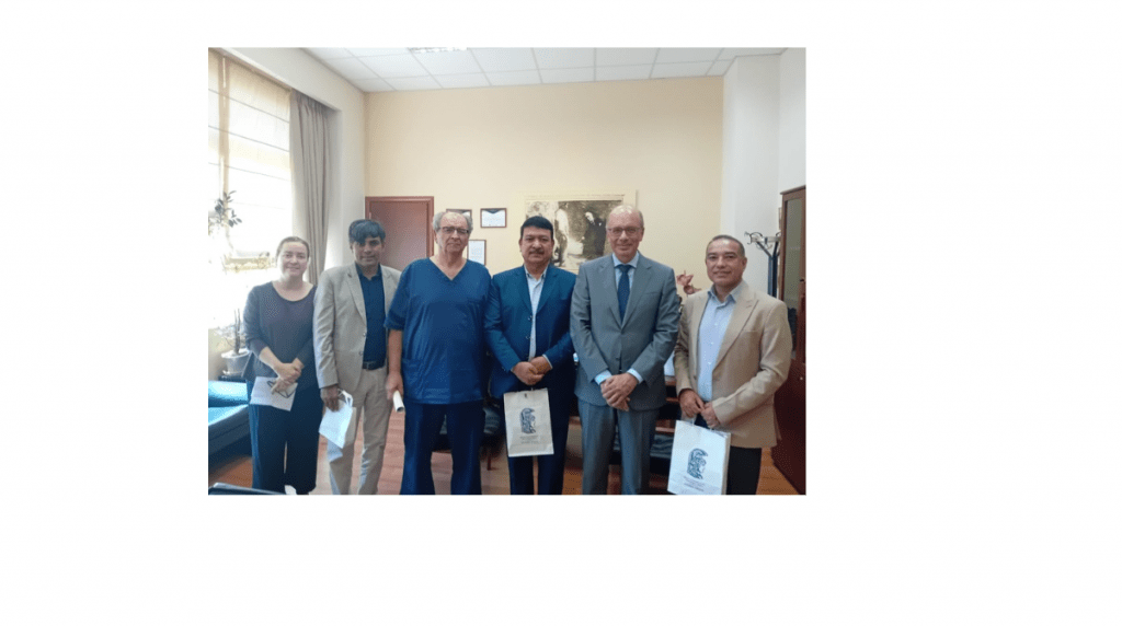 Συνάντηση του Προέδρου της Ιατρικής Σχολής με τις Πρυτανικές Αρχές του Πανεπιστημίου Pokhara του Νεπάλ