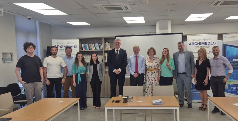 Επίσκεψη του κ. Mario Nava, Director-General – Directorate General “Employment, Social Affairs and Inclusion” της Ευρωπαϊκής Επιτροπής, στη Μονάδα «ΑΡΧΙΜΗΔΗΣ» του ΕΚΠΑ