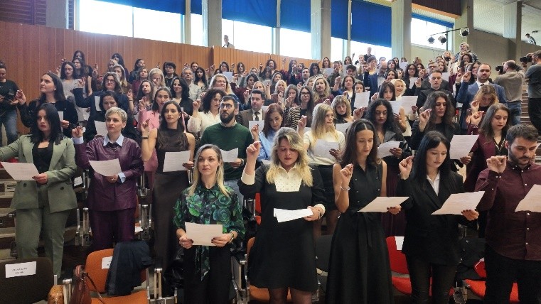 Ορκωμοσία των πρώτων αποφοίτων του ΚΠΜΣ «Ταυτότητα, Εκπαίδευση και Ικανότητες για Δημοκρατικό Πολιτισμό»