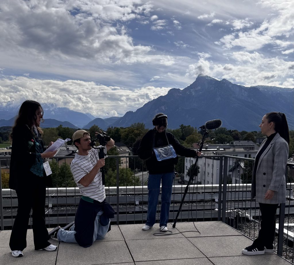Backstage from the interview shooting for the video “What is CIVIS Let's (re)discover together what makes us Europe’s Civic University Alli