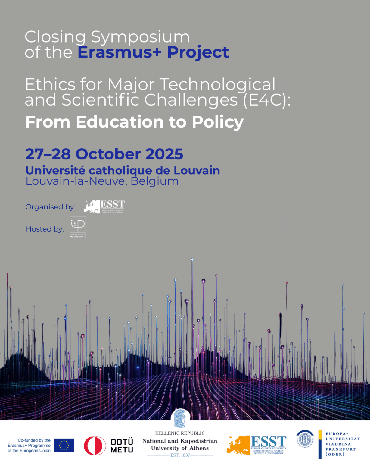 ETHICS4CHALLENGES Symposium Belgium