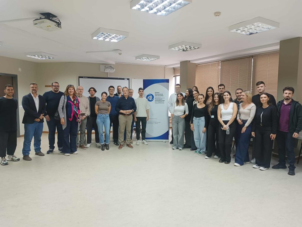 Εκδήλωση υποδοχής Πρωτοετών Φοιτητών του του ΠΜΣ «Παγκόσμια Διακυβέρνηση και Ασφάλεια» για το ακ. έτος 2025-2026