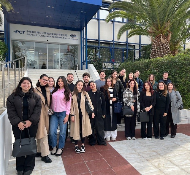Εκπαιδευτική Επίσκεψη του Τμήματος Διαχείρισης Λιμένων και Ναυτιλίας του ΕΚΠΑ στο Piraeus Container Terminal