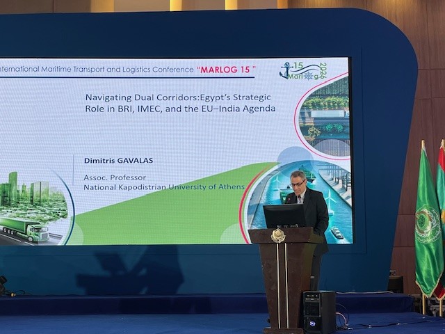 Σημαντική Συμμετοχή στο Διεθνές Συνέδριο MARLOG 15 του Τμήματος Διαχείρισης Λιμένων και Ναυτιλίας του ΕΚΠΑ, με τον Αναπληρωτή Καθηγητή Δημήτρη Γαβαλά