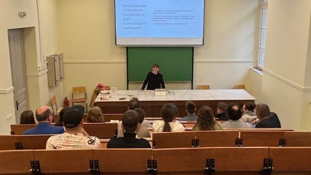 Επίσκεψη φοιτητών από τη Σχολή Δημόσιας Διοίκησης του Brühl στη Νομική Σχολή Αθηνών