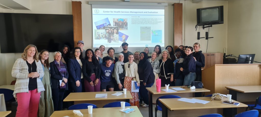 Εκπαιδευτική επίσκεψη φοιτητών του University of Mississippi, USA στο Εργαστήριο Οργάνωσης και Αξιολόγησης Υπηρεσιών Υγείας του Τμήματος Νοσηλευτικής, Εθνικό και Καποδιστριακό Πανεπιστήμιο Αθηνών