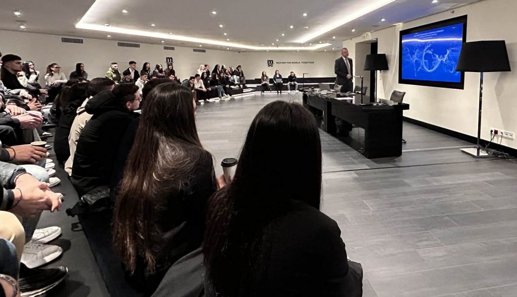 Εκπαιδευτική Επίσκεψη του Τμήματος Διαχείρισης Λιμένων και Ναυτιλίας του ΕΚΠΑ στην MSC Mediterranean Shipping Company