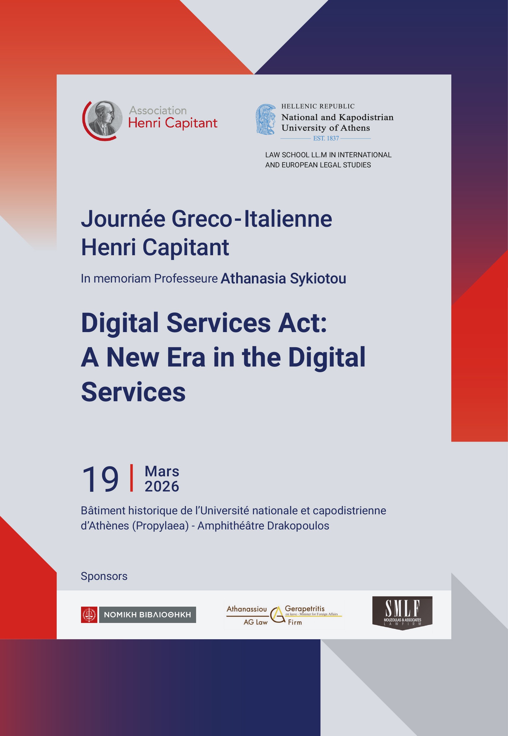 PROGRAMME JOURNEE GRECO ITALIENNE HENRI CAPITANT 02