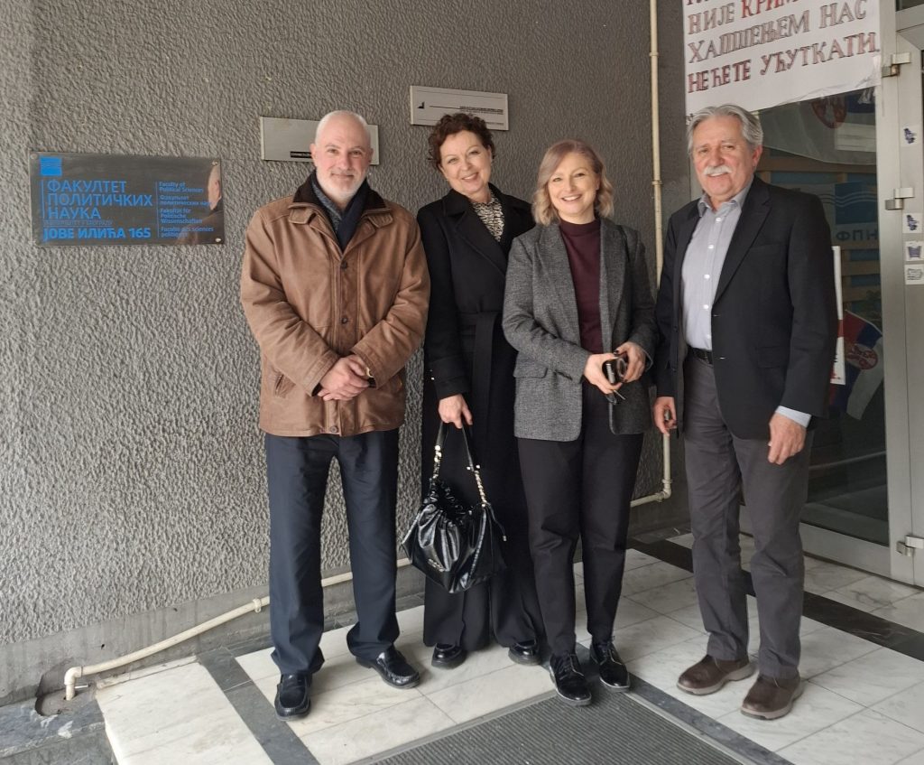 Ο Καθηγητής του ΕΚΠΑ Δημήτρης Ν. Χρυσοχόου Επισκέπτης Καθηγητής στη Σχολή Πολιτικών Επιστημών του Πανεπιστημίου του Βελιγραδίου