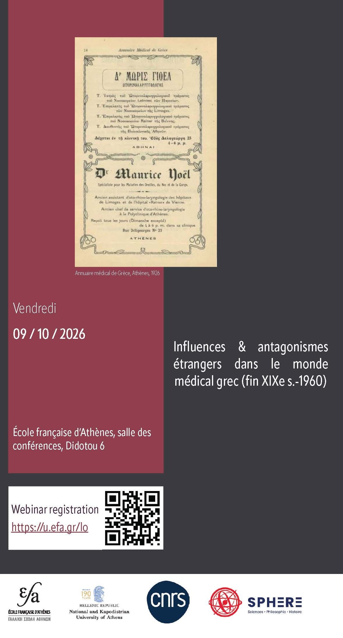 2026 10 09 MEDECINE affiche (1)